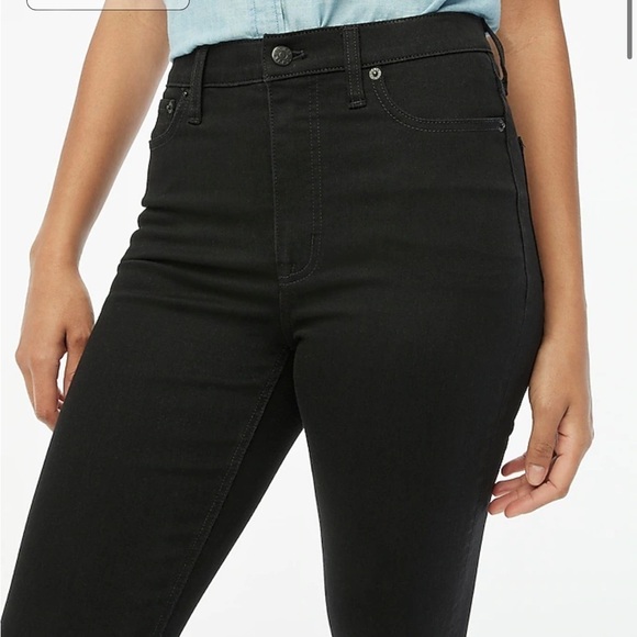 J crew High-rise black flare crop jean in all-day stretch - Picture 2 of 5